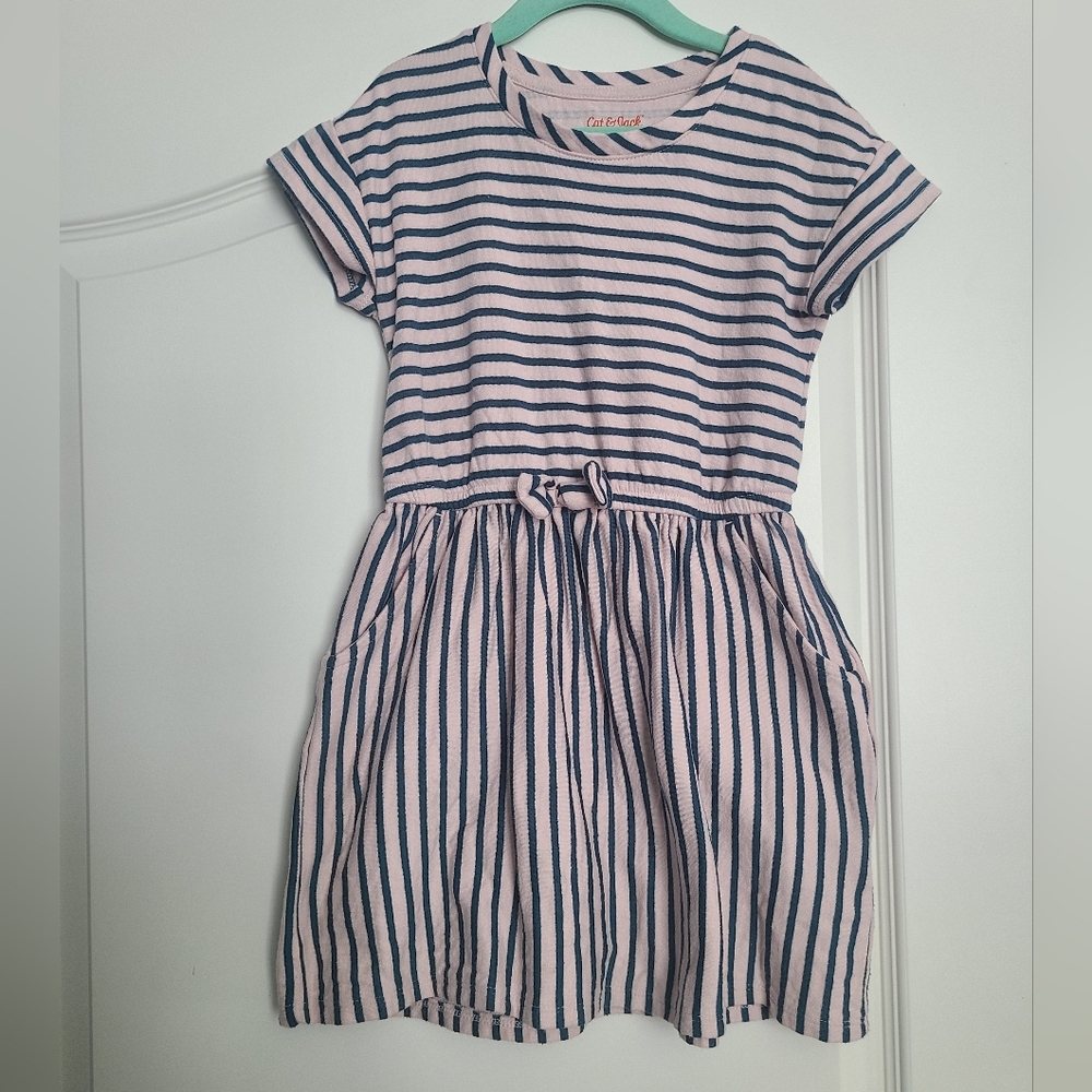Cat & Jack Girls short sleeve knit dress